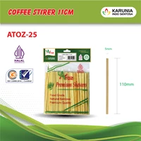 Pengaduk Kopi Bambu Atoz/ Panjang 14 cm_ lebar 4 mm